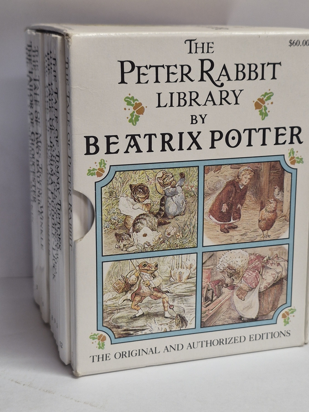 Vintage The Peter Rabbit Librart By Beatrix Potter 1987 Printing